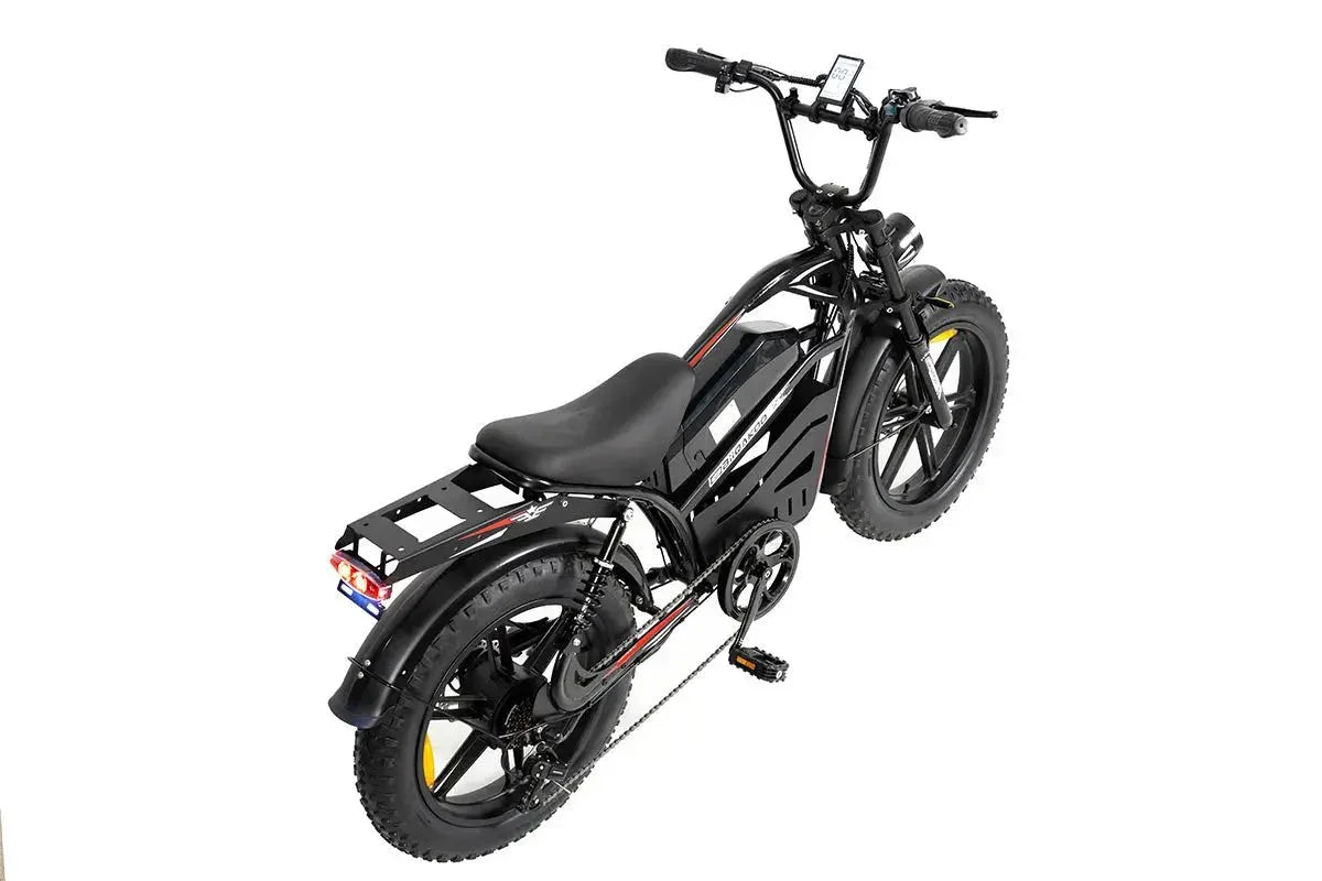 【電動アシスト自転車 - 赤いウサギU8】電動 マウンテンバイク 20 インチ|山岳60km走行モデル - Sptebik