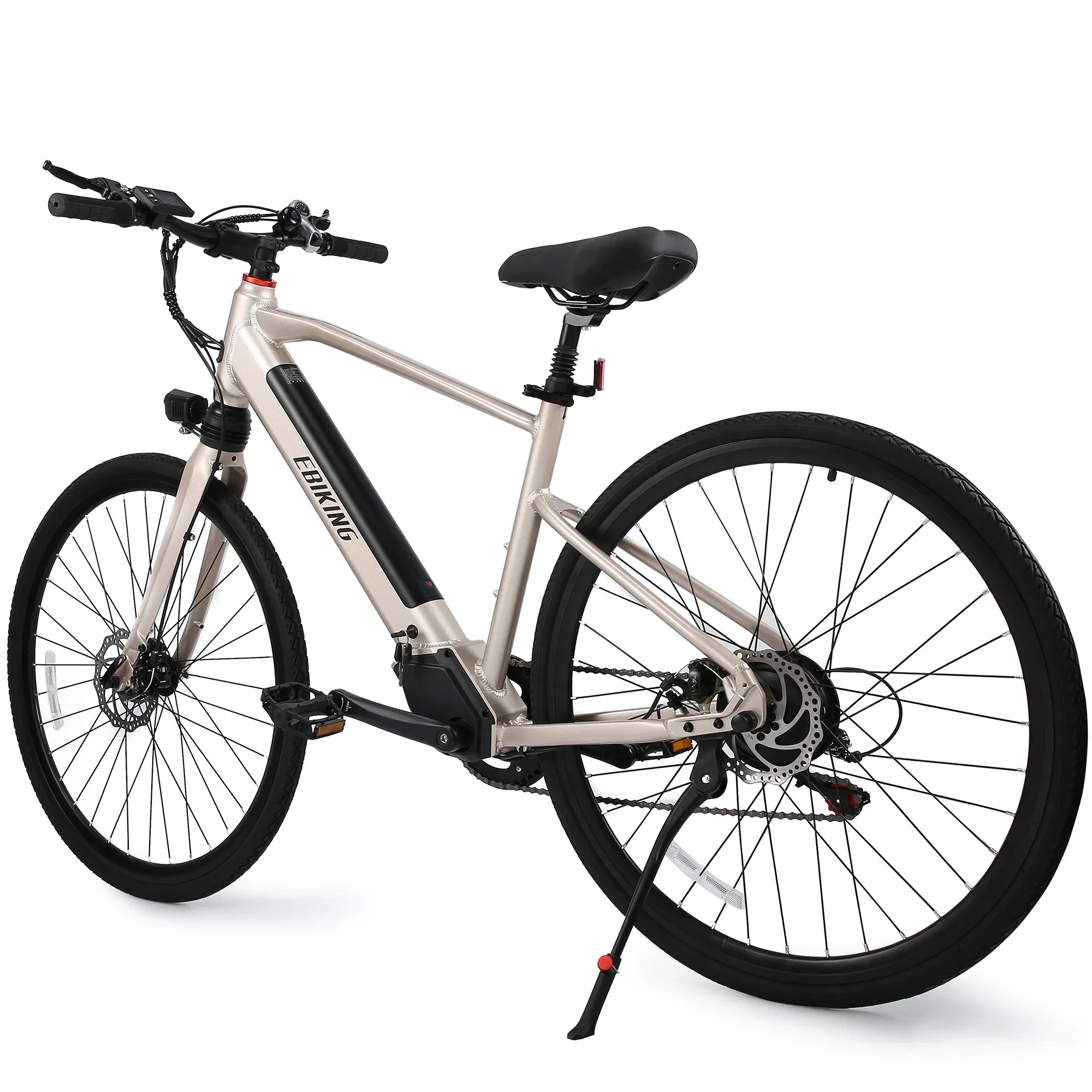 【電動アシスト 自転車 - シティクルーザー 700C|シマノ7段変速・100km走行|雨の日も安心IP56防水 - Sptebik