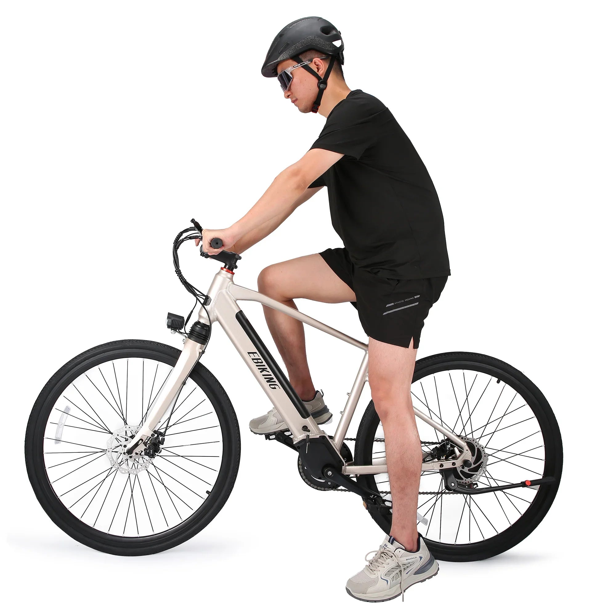 【電動アシスト 自転車 - シティクルーザー 700C|シマノ7段変速・100km走行|雨の日も安心IP56防水 - Sptebik