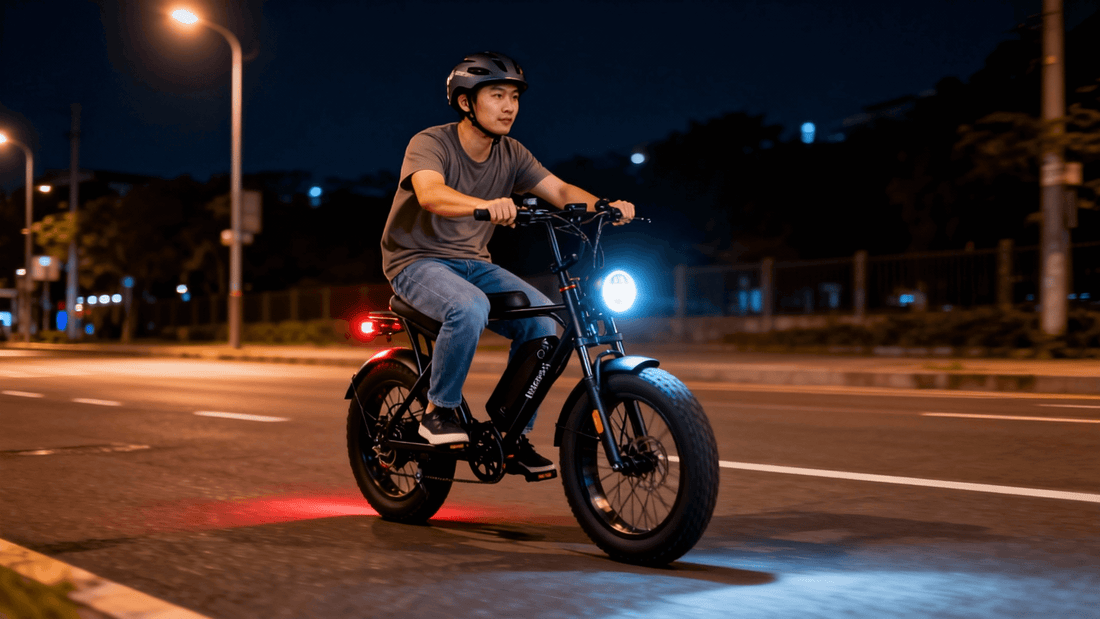夜間の電動アシスト自転車ライディングのための7つのヒント - Sptebik