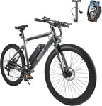 電動アシスト自転車 ロードバイク タイヤ700ｘ35C ロードバイク 軽量アルミフレーム 36V10.4ah大容量バッテリー シマノ7段変速 LEDライト搭載 前後ディスクブレーキ IP56防水 男女兼用 通勤 街乗り 日本語取扱説明書 公道可 - Sptebik