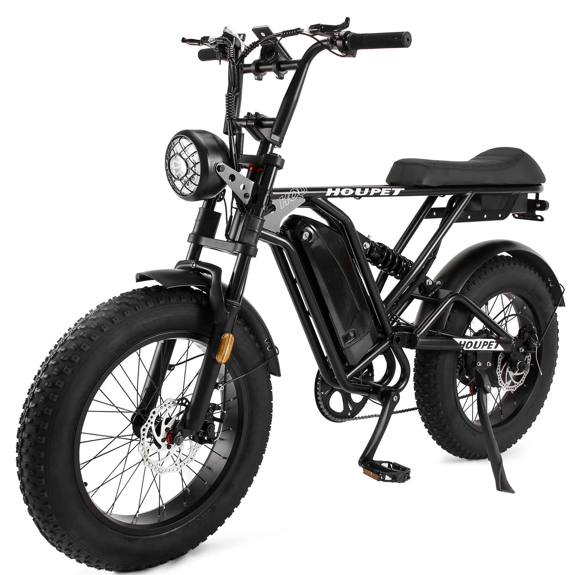 SPTEBIK 原動機付自転車 電動バイク レトロ調 ファットバイク