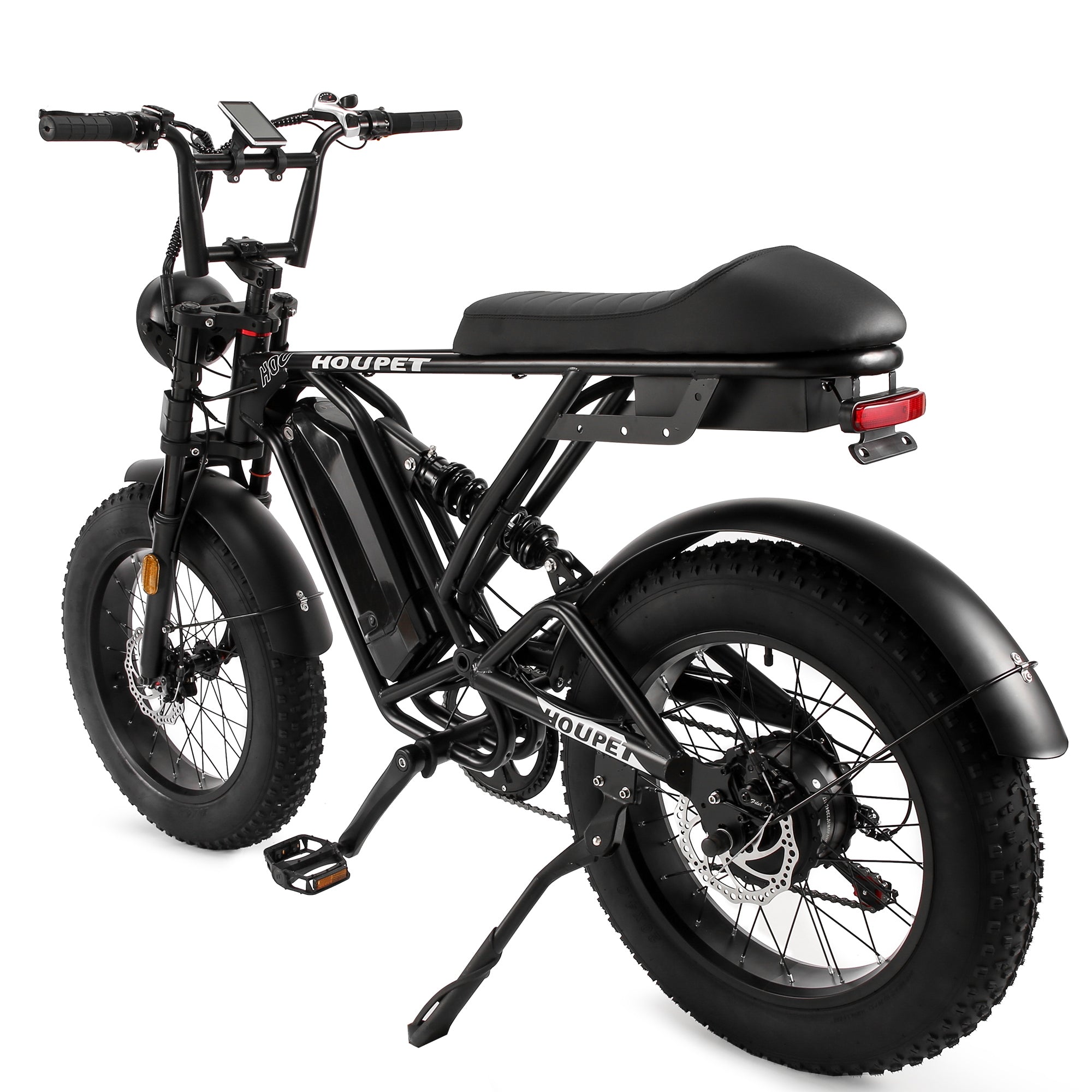 16,Houpet 原動機付自転車 20インチ 極太タイヤ SPTEBIK miraco_shop】SPTEBIK 原動機付自転車 電動バイク レトロ調